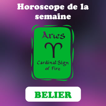 horoscope de la semaine bélier