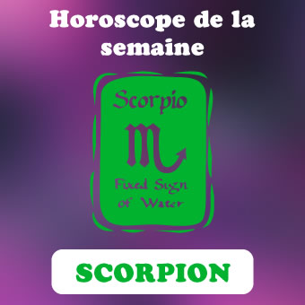 horoscope de la semaine scorpion